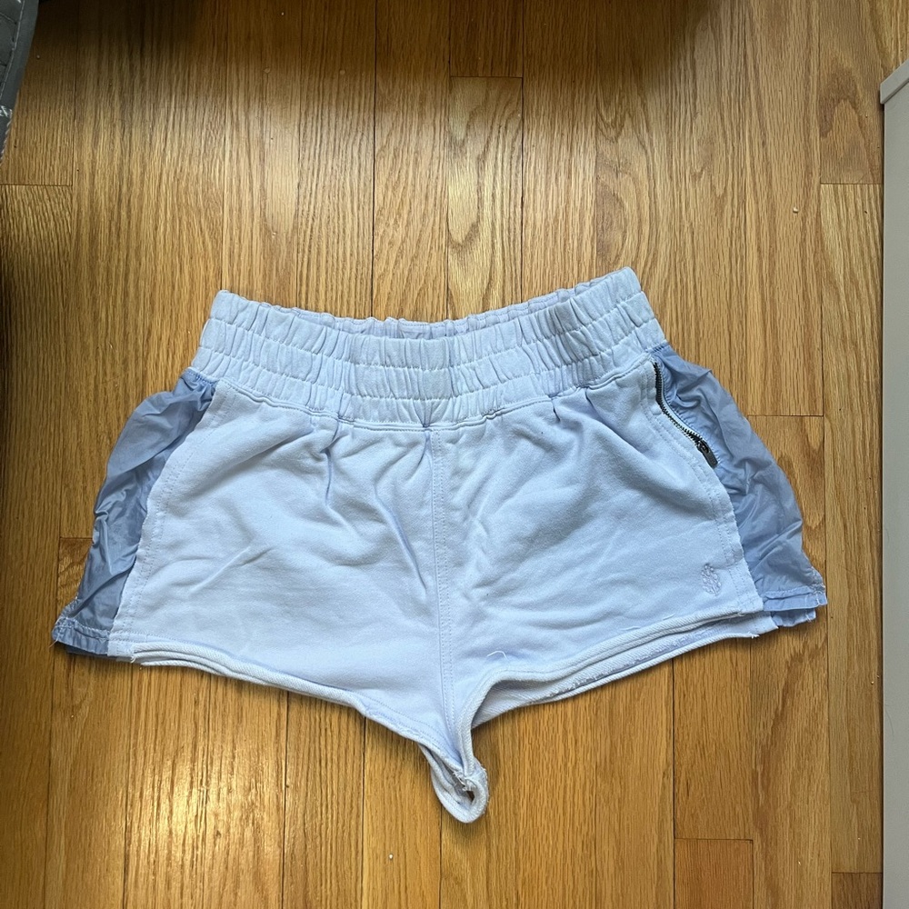 Free People Movement Light Blue Shorts